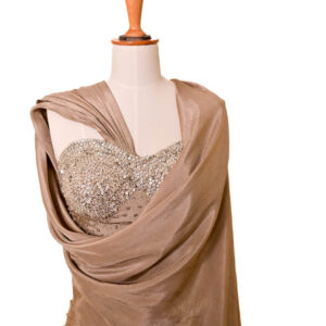 Desert Gold drape outfit